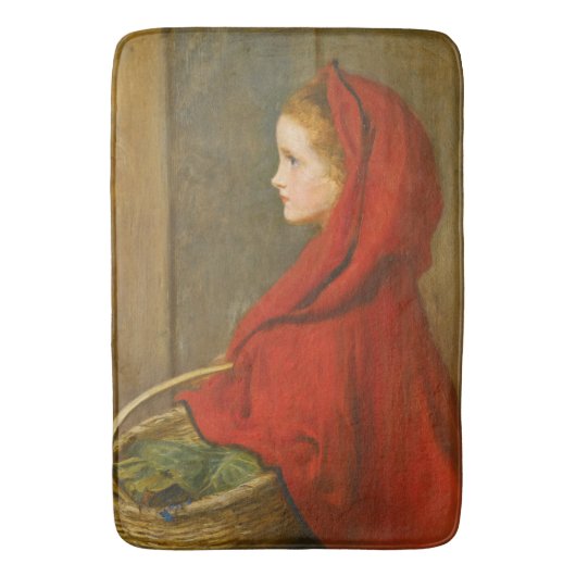 Tapis De Bain Chaperon rouge (par John Everett Millais) (devant Vertical)
