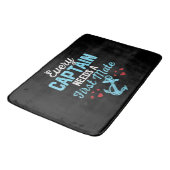 Tapis De Bain Chaque capitaine a besoin d'un second (Angle)