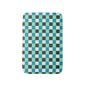Tapis De Bain Charbon Blanc Turquoise Vert bleu Aqua Turquoise P (Devant (Vertical))