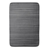 Tapis de bain charbon foncé lignes fluides moderne (devant Vertical)