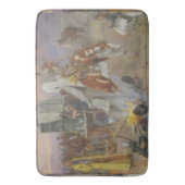 Tapis De Bain Charles M Russell - Bronc au camp de vache (devant Vertical)