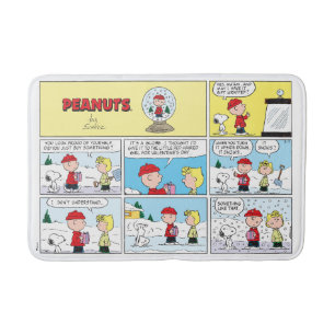 Tapis De Bain Charlie Brown   Boule à neige
