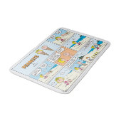 Tapis De Bain Charlie Brown & Glace Sally À La Plage (Angle)