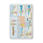Tapis De Bain Charlie Brown & Glace Sally À La Plage (Devant (Vertical))