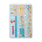 Tapis De Bain Charlie Brown & Sally À La Plage (Devant (Vertical))
