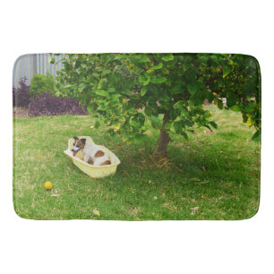 Tapis De Bain Charlie The Fox Terrier Temps De Bain, Bathmat