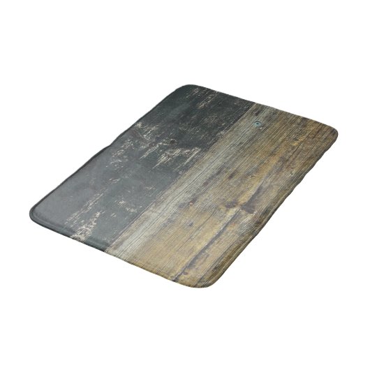 Tapis De Bain Charme de chalet rustique en bois (Angle)