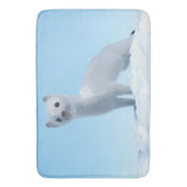 Tapis De Bain Charme de la belette arctique (devant Vertical)