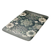Tapis De Bain Charme floral du trèfle celtique (Angle)