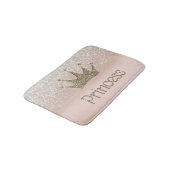 Tapis De Bain Charming Chic Tiara, Princesse, Parties scintillan (Angle)
