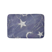 Tapis De Bain Charming mystique | Étoiles de lune d'argent Sun A (Devant)