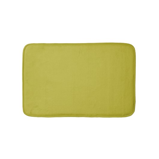 Tapis De Bain CHARTREUSE Couleur uni vert jaunâtre (Devant)