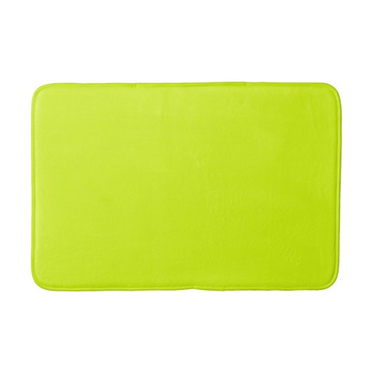 Tapis De Bain Chartreuse Jaune (couleur unie) (Devant)