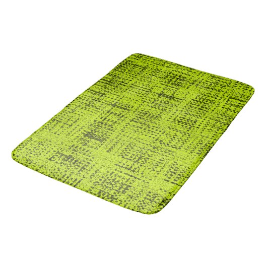 Tapis De Bain Chartreuse Tweed (Angle)