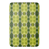 Tapis De Bain Chartreuse Vert Abstrait Hydrangea Blooms Motif (devant Vertical)