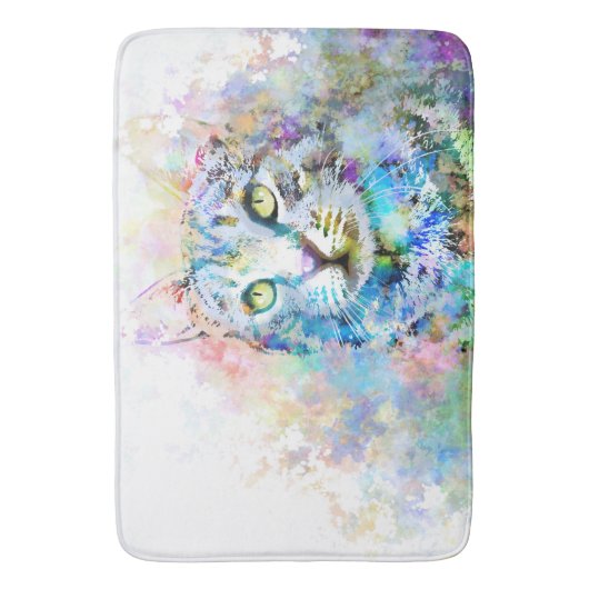 Tapis De Bain Chat 674 (devant Vertical)