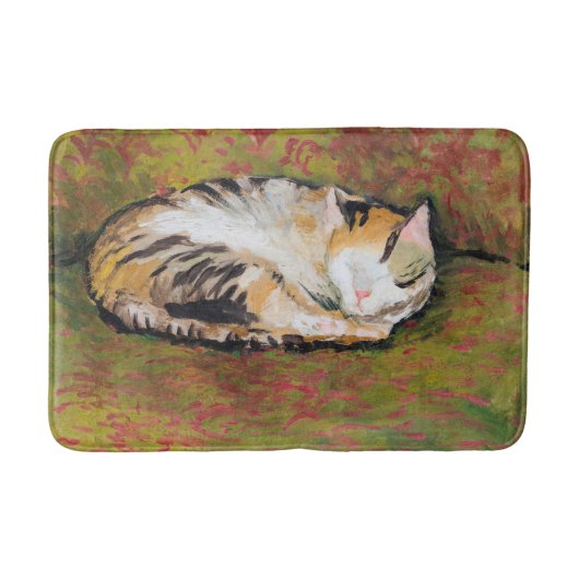 Tapis De Bain Chat, Août Macke Bath Mat (Devant)