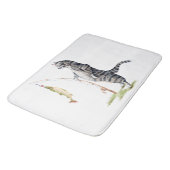 Tapis De Bain Chat avec poisson (Angle)