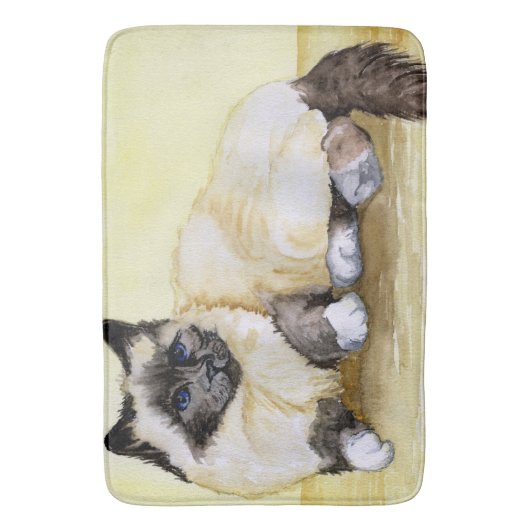 Tapis De Bain Chat birman Sealpoint (devant Vertical)