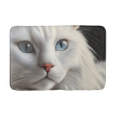 Tapis De Bain Chat blanc (Devant)