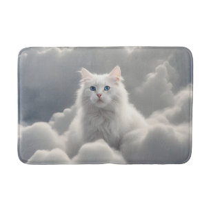 Tapis De Bain Chat dans les nuages