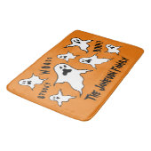 Tapis De Bain Chat de bain Éffrayant Halloween Personnalisé (Angle)
