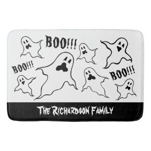 Tapis De Bain Chat de bain Éffrayant Halloween personnalisé