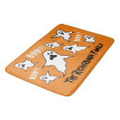 Tapis De Bain Chat de bain Éffrayant Halloween Personnalisé (Angle)