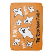 Tapis De Bain Chat de bain Éffrayant Halloween Personnalisé (devant Vertical)
