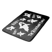 Tapis De Bain Chat de bain Éffrayant Halloween Personnalisé (Angle)