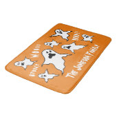 Tapis De Bain Chat de bain Éffrayant Halloween Personnalisé (Angle)