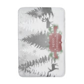 Tapis De Bain Chat de bain Winter Wonderland - Rouge (Devant (Vertical))