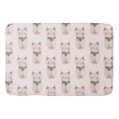 Tapis De Bain Chat de boeuf rose (Devant)