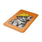 Tapis De Bain Chat de construction (Angle)