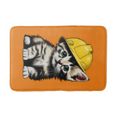 Tapis De Bain Chat de construction (Devant)