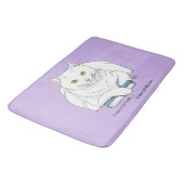 Tapis De Bain Chat de livre (Angle)