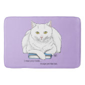 Tapis De Bain Chat de livre (Devant)