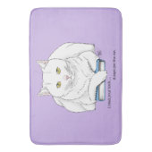 Tapis De Bain Chat de livre (devant Vertical)