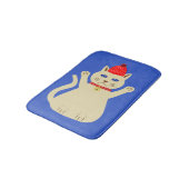 Tapis De Bain Chat de Noël mignon (Angle)