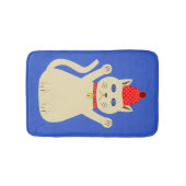 Tapis De Bain Chat de Noël mignon (Devant)
