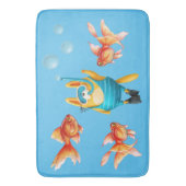 Tapis De Bain Chat de plongée sous-marine (devant Vertical)