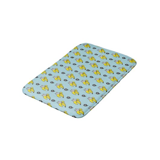 Tapis De Bain Chat en banane (Angle)