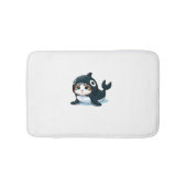 Tapis De Bain Chat en costume Orca (Devant)