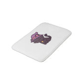 Tapis De Bain Chat en sorcière Kawaii en T-shirt classique Casqu (Angle)