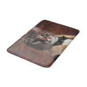 Tapis De Bain Chat en veste de fumeur (Angle)