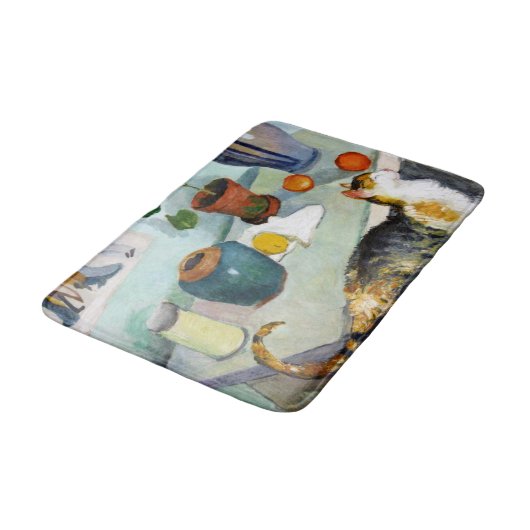 Tapis De Bain Chat et vie morte, August Macke (Angle)