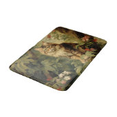 Tapis De Bain Chat forestier en feuillage luxuriant (Angle)