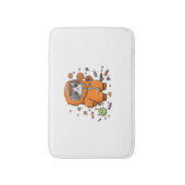 Tapis De Bain Chat Hazmat Chat Halloween Candy Monster Amusants  (Devant (Vertical))