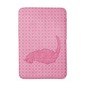 Tapis De Bain Chat japonais - Fuchsia Pink Batik (Devant (Vertical))