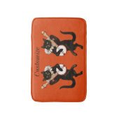 Tapis De Bain Chat jouant à Banjo Thunder_Cove (Devant (Vertical))